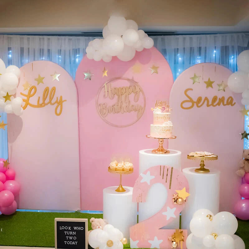 6Type Custom Wedding Backdrop Aluminum Backdrop Stand for Events Flower Balloon Arch Party Background Other Wedding Decorations