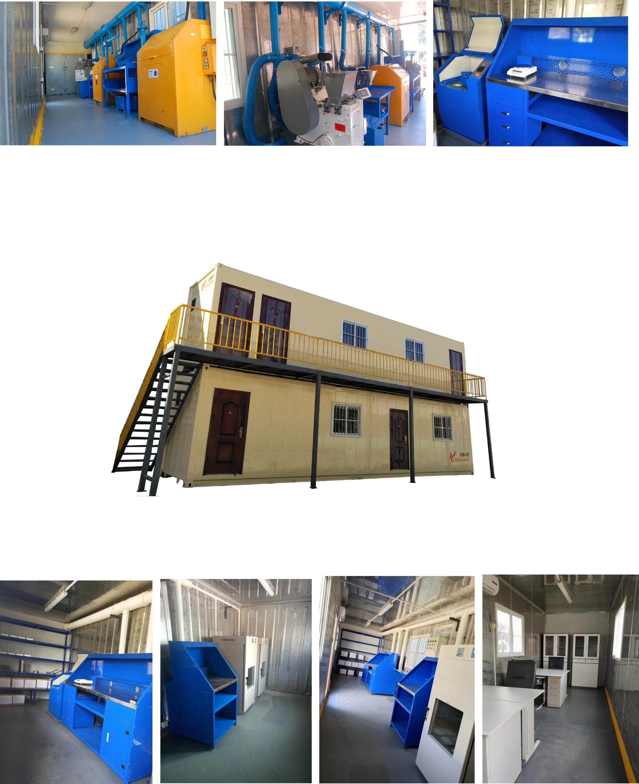 Prefab Mobile Lab for Fire Assay with All Accessories and Equipment ...