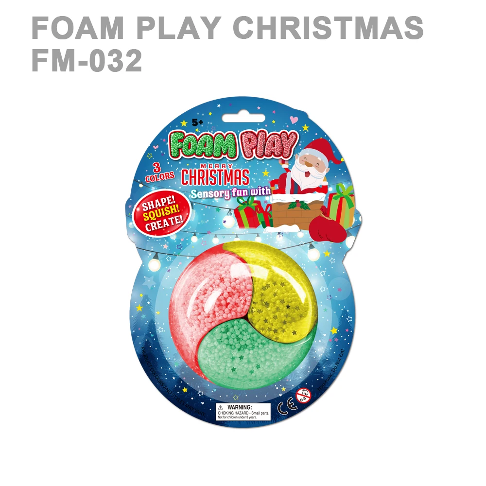 Education Toy Soft Polymer Foam Putty Snow Putty Foam Fun FOAM PLAY Mermaid Putty