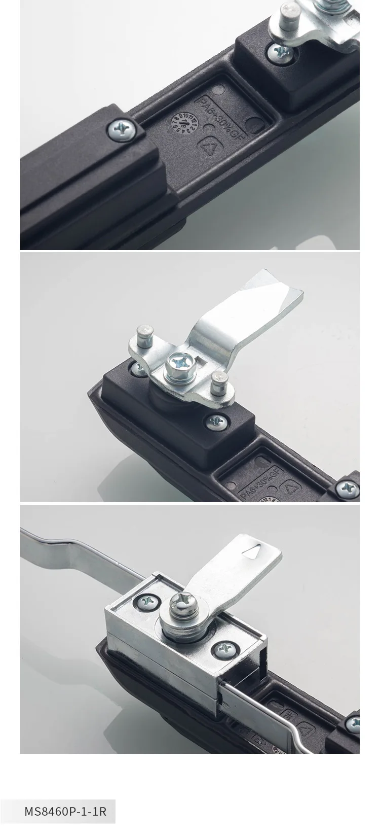 Hengzhu Ms8460p Black Electronic Door Lock Power Distribution