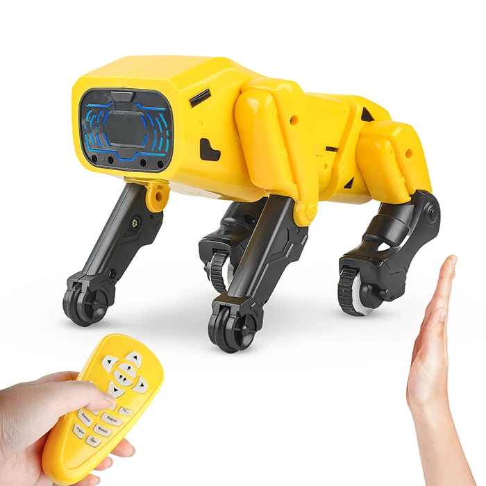 Electronic Singing Robotic Pets RC Stunt Dog Robot