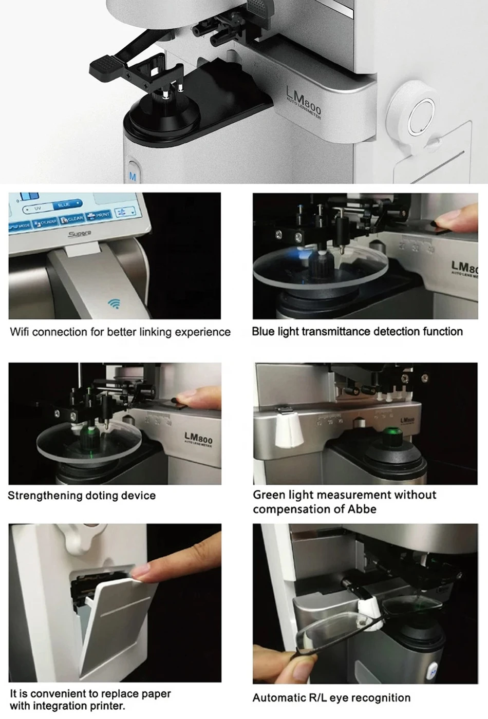 Digital Lensmeter LM-800 Lensmeter Focimeter Optical Equipment