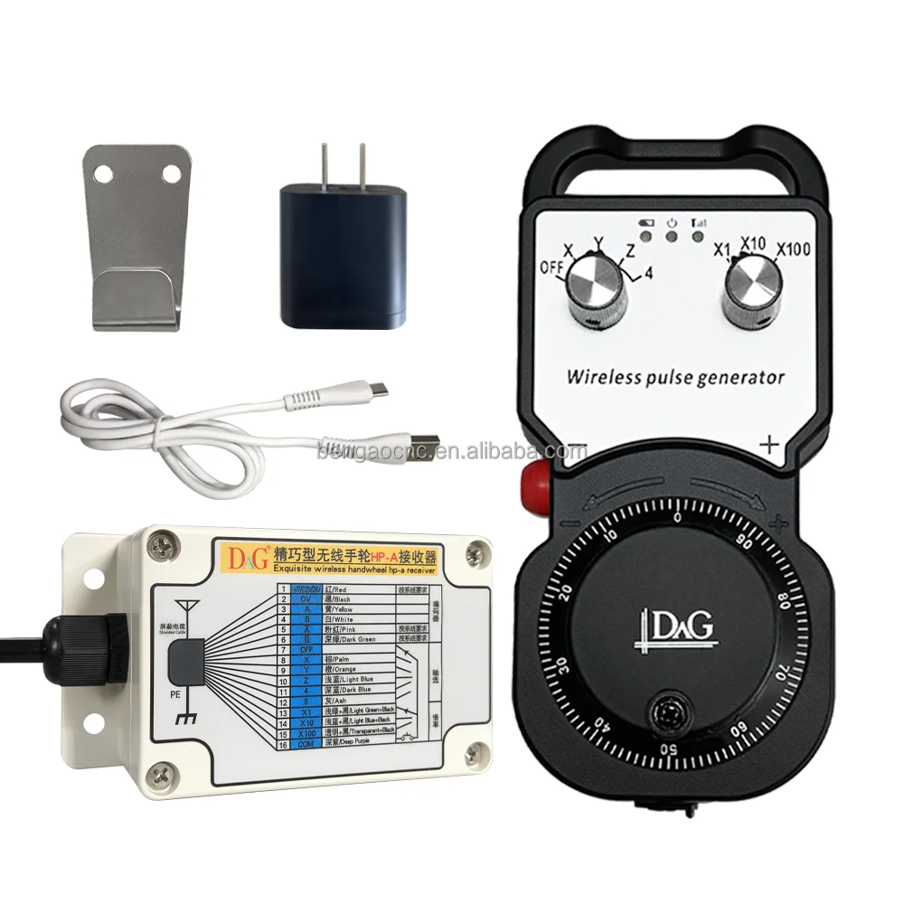 3 4 5 Axis Universal Version Wireless Mpg Handwheel Manual Pulse Generator for Siemens Mitsubishi Fanuc System