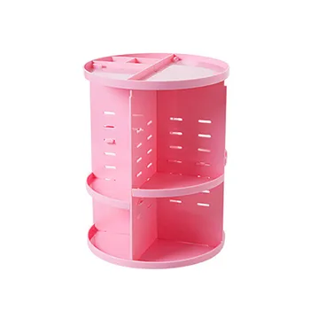 Hot Sale 360 Rotary DIY Detachable Spinning Cosmetic Display Case Makeup Organizer for Women
