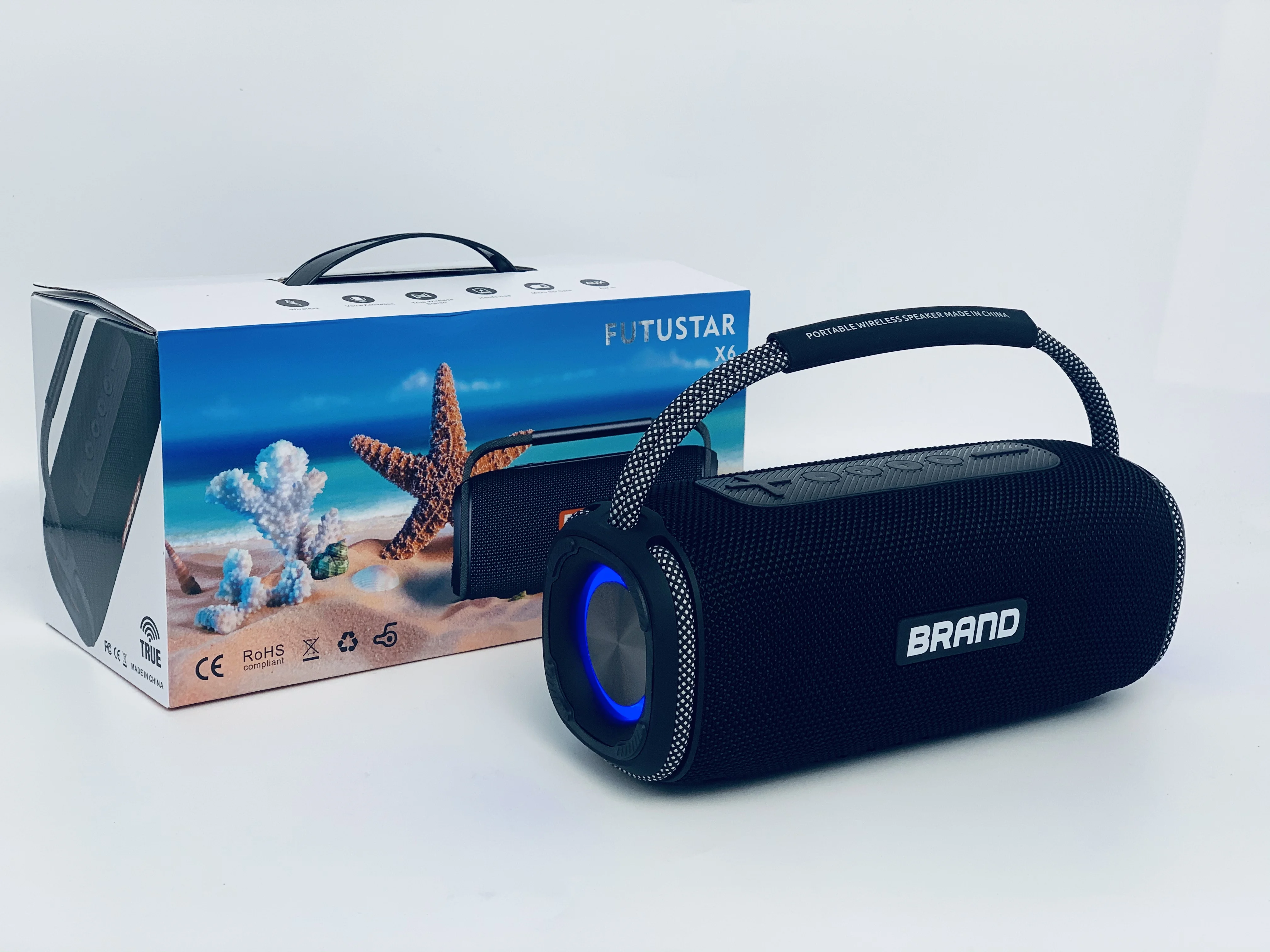 ワイヤレススピーカー Bluetooth FUTUSTARX6防水Bluetoothスピーカー屋外ワイヤレスポータブル