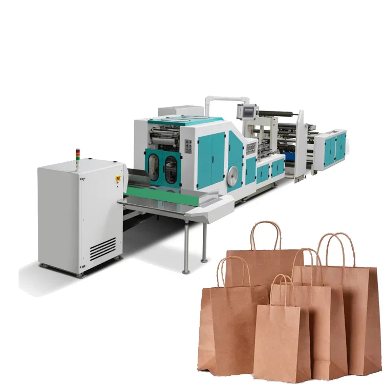 Automatic Sheet Fedding Paper Bag Making Machine with Top Reinforced Card  and Bottom Card Pasting Zb1200CT-
