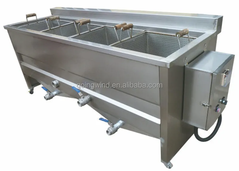 Semi Automatic Small Scale Batch Fryer - Efficient Frying