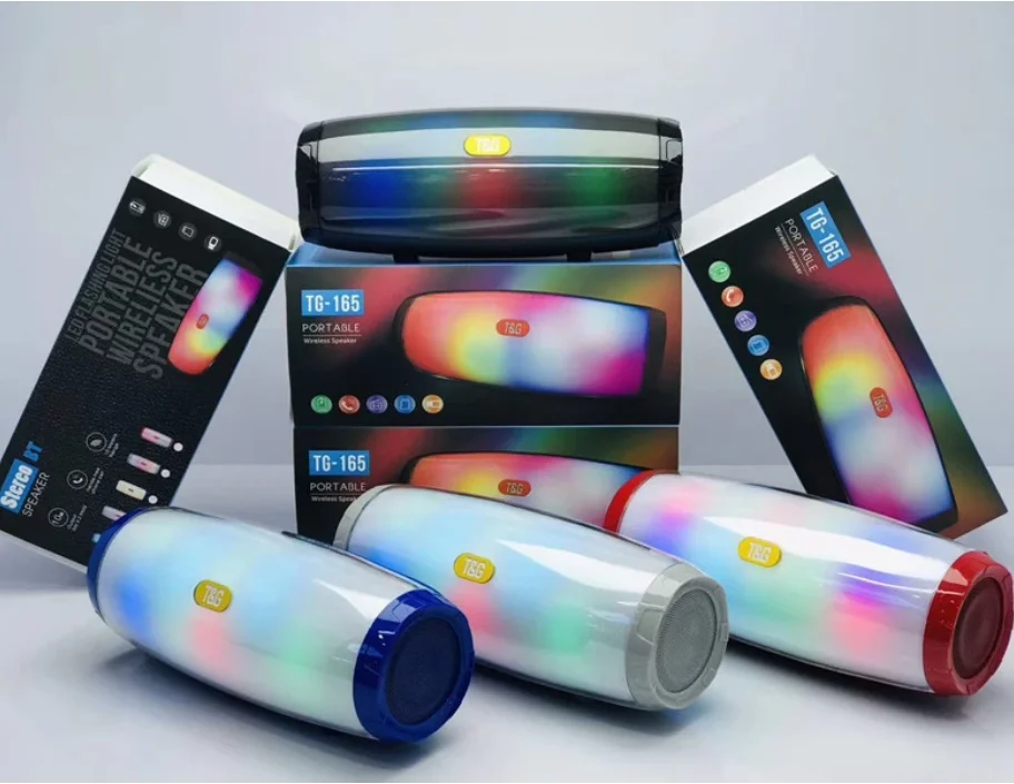 Hot sale high quality TG165 Led Light Smart Wireless Speaker outdoor waterproof BT speaker - ANKUX.COM