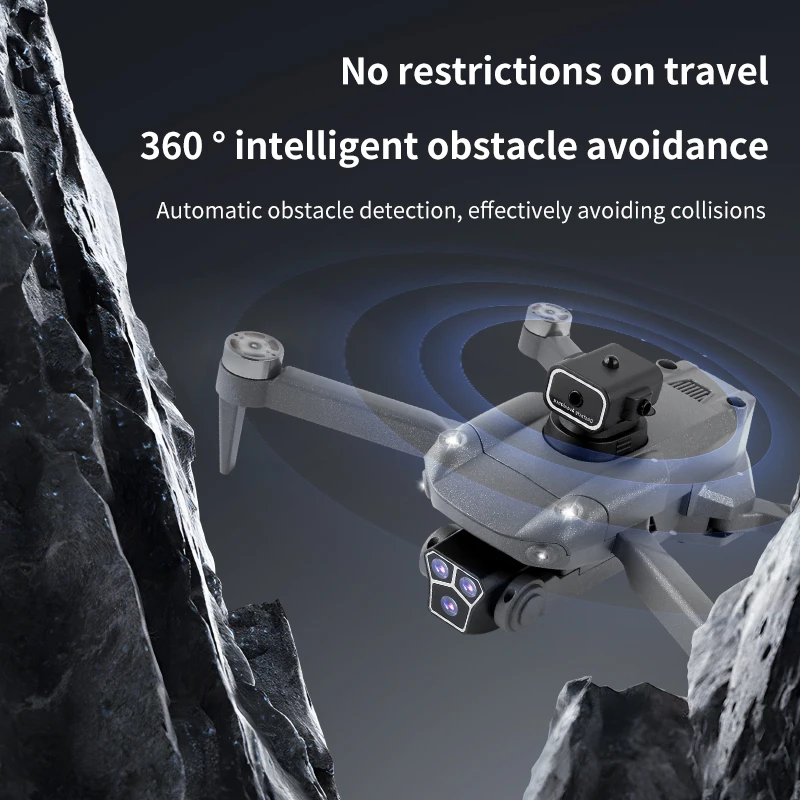 S181 GPS Intelligent Return Brushless Motor Beginner Drones With Electric Adjustment Camera and Infrared Obstacle Avoidance