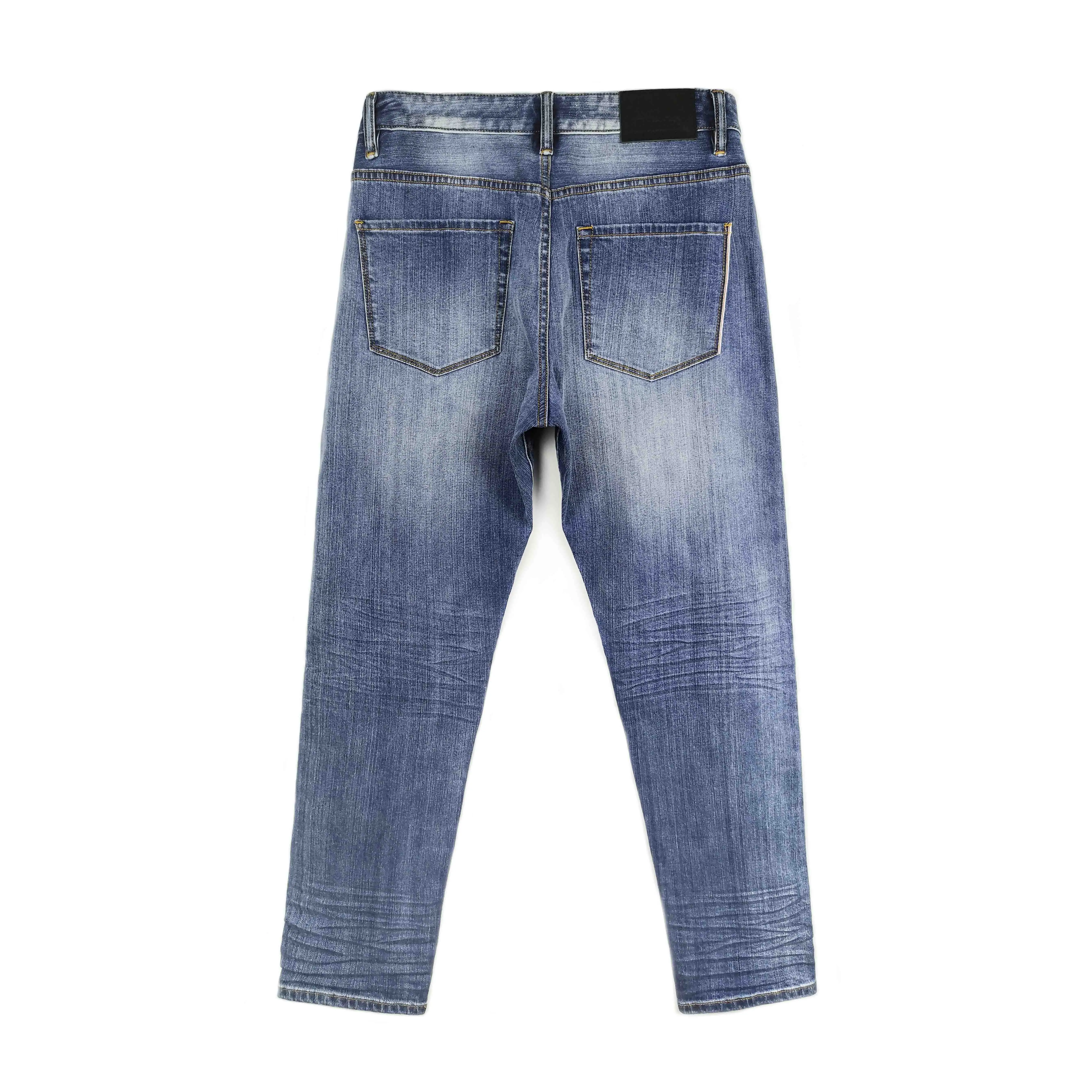 Men Jeans Size 38 Custom Logo Wax 