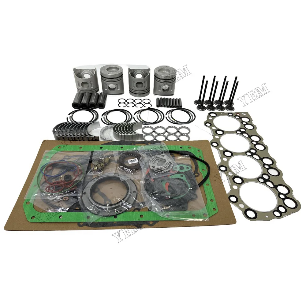 For Mitsubishi 4D31 Overhaul Rebuild Kit Engine Part Piston Ring Gasket Bearing
