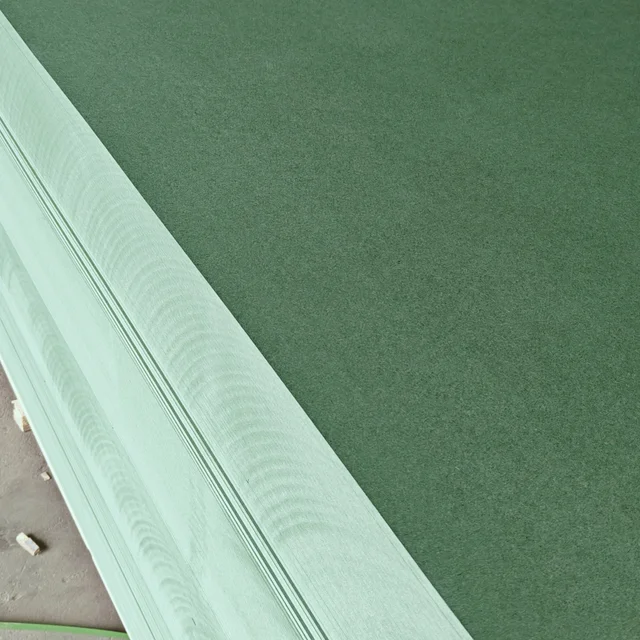 Green 18mm Thick Hardwood HDF MDF Board Waterproof Fiberboard for Indoor Outdoor Use Moisture Proof Hardboard E0 for Decoration