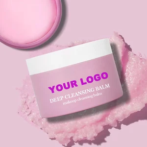 Gentle Rose & Vitamin C Cleansing Balm Deeply Nourishing & Brightening Makeup Remover for Sensitive Skin