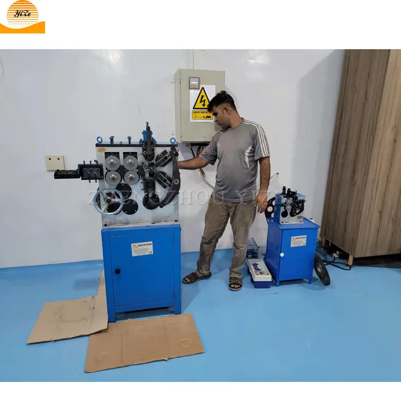 Cnc Auto 3d Steel Wire Rotation Torsion Garage Door Leaf Spring Machine Rolling Shutter Spring Forming Machine Bending Machine