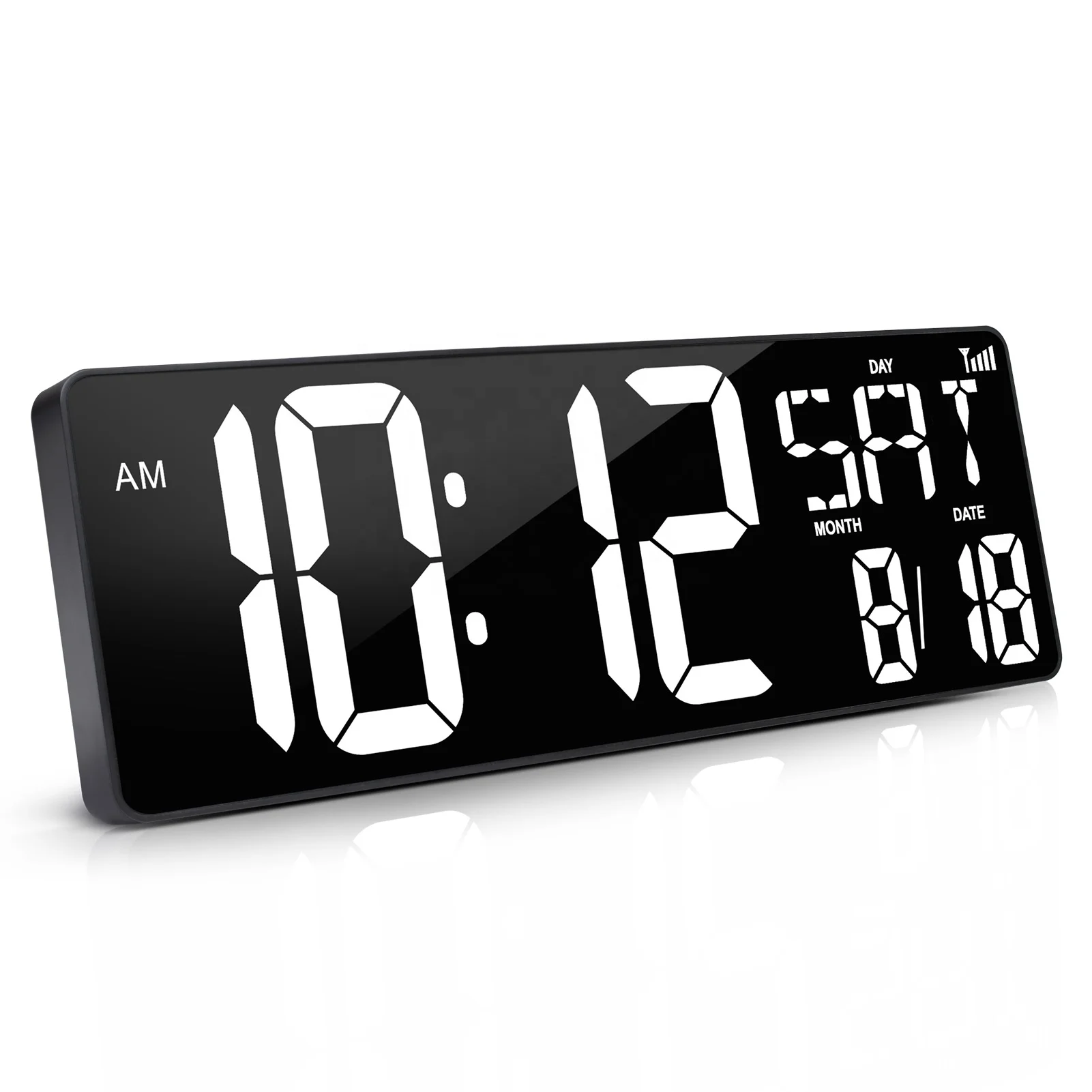 17.2-Inch Large Digital Countdown Timer Alarm Wall Clock Remote WIFI ...