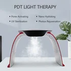 Nano Led Pdt Led 2021 Newest Facial Steamer Nano Mist Spray Infrared PDT 7 Colors Led Light Pdt Beauty Therapy Beauty Machine For Salon Use