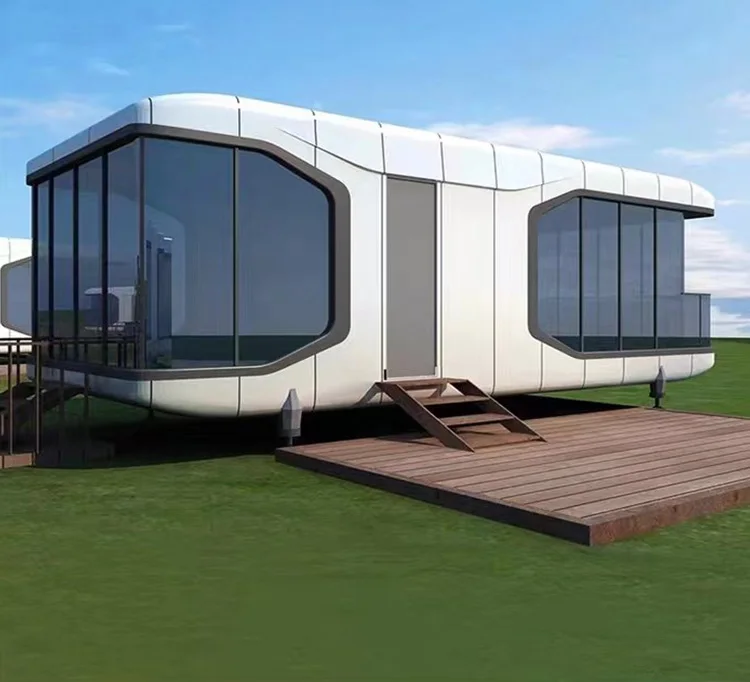 Hot Sale Prefab Container House Modular Trailer House Space Capsule ...