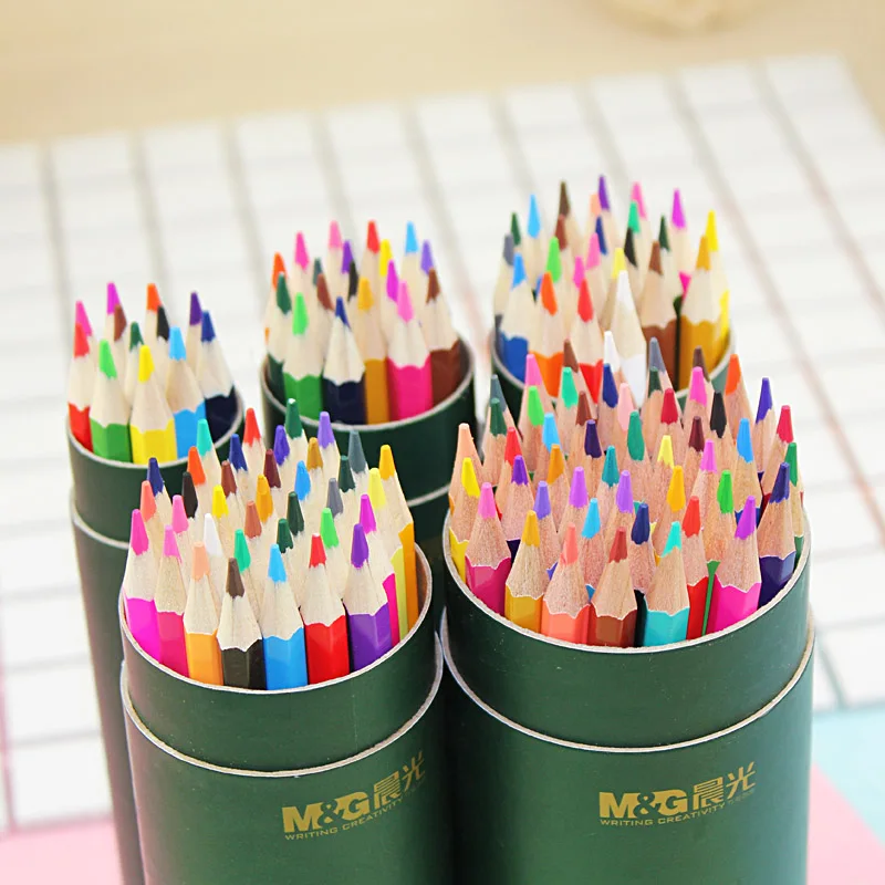 Профессиональный карандаш для рисования Lapis Para Desenho 48 цветов, шестигранный деревянный карандаш для рисования