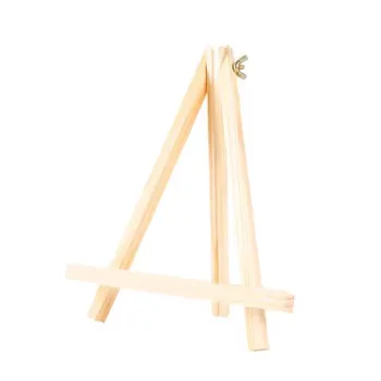 Huixishi Wholesale Kids Wooden Easel Pine Wood Easel Stand for Painting Small Mini Size Easel for Painting