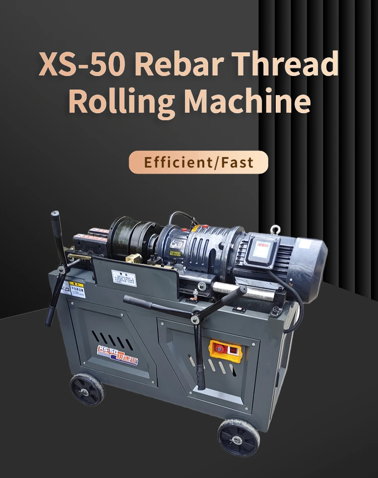 Fast Threader Bar XS-50 Fast Rebar Thread Rolling Machine Thread Cutting Machine Screw ...