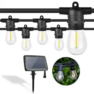 Vertak Waterproof Ip65 Solar System Light 2200mAh Battery Solar Outdoor String Light with 2.5W Solar Panel