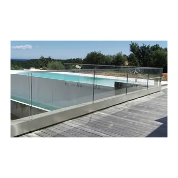 Competitive Tempered Glass Aluminum Customized Top Quality Balcony Railing Profile