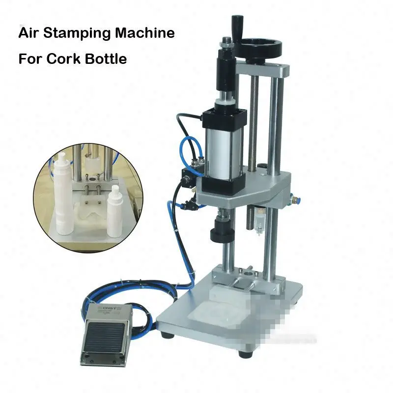 TEBAK High Quality Desktop Pneumatic Capping Machine - Perfume Small Glass Bottle Crimping Machine
