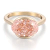 Real solid 10k gold lab diamond ring