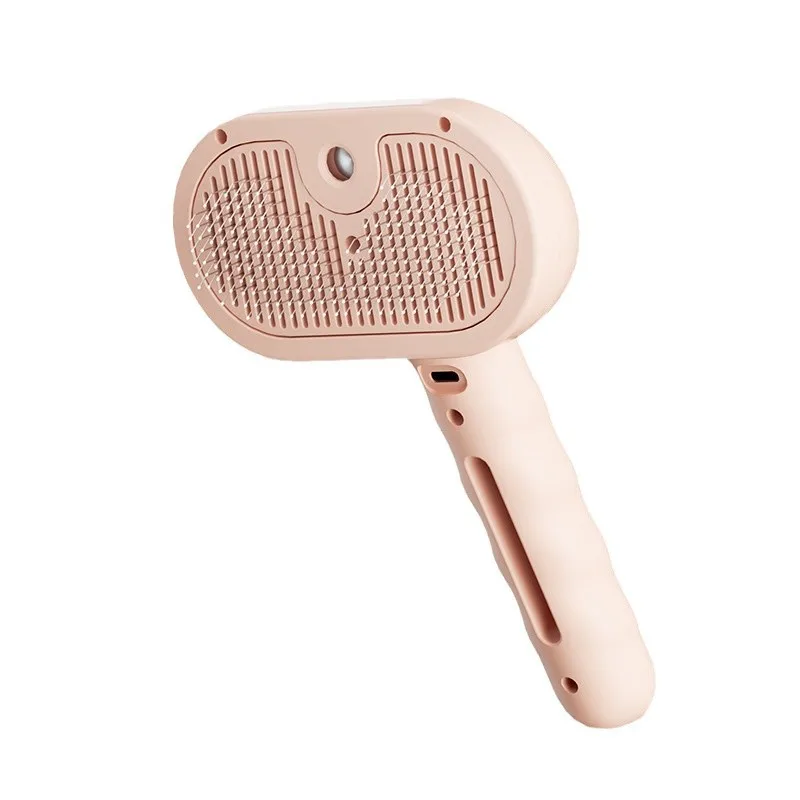 Steam Pet Brush for Shedding Grooming Spray Comb Reduces Loose Hair Self Cleaning Hair Removal Brush Cat Steam Brushes