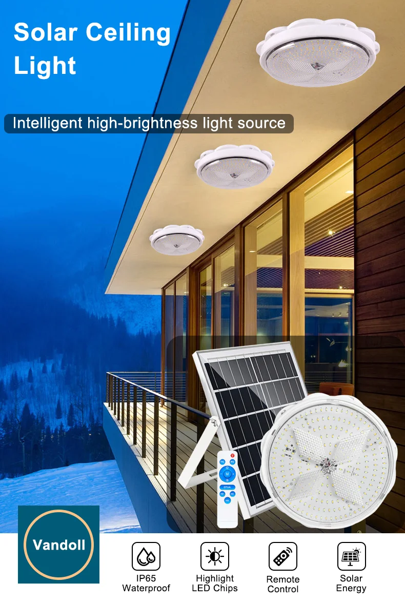 Vandoll Indoor Solar Ceiling Lights W W W W Room Solar Light Led Solar Ceiling Lights