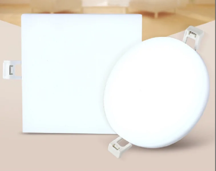 5000 working hours ultra slim recessed surface mounted residential 175-256V 24W frameless round led panel light for home