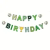 Bannière d'anniversaire sur le thème du football
