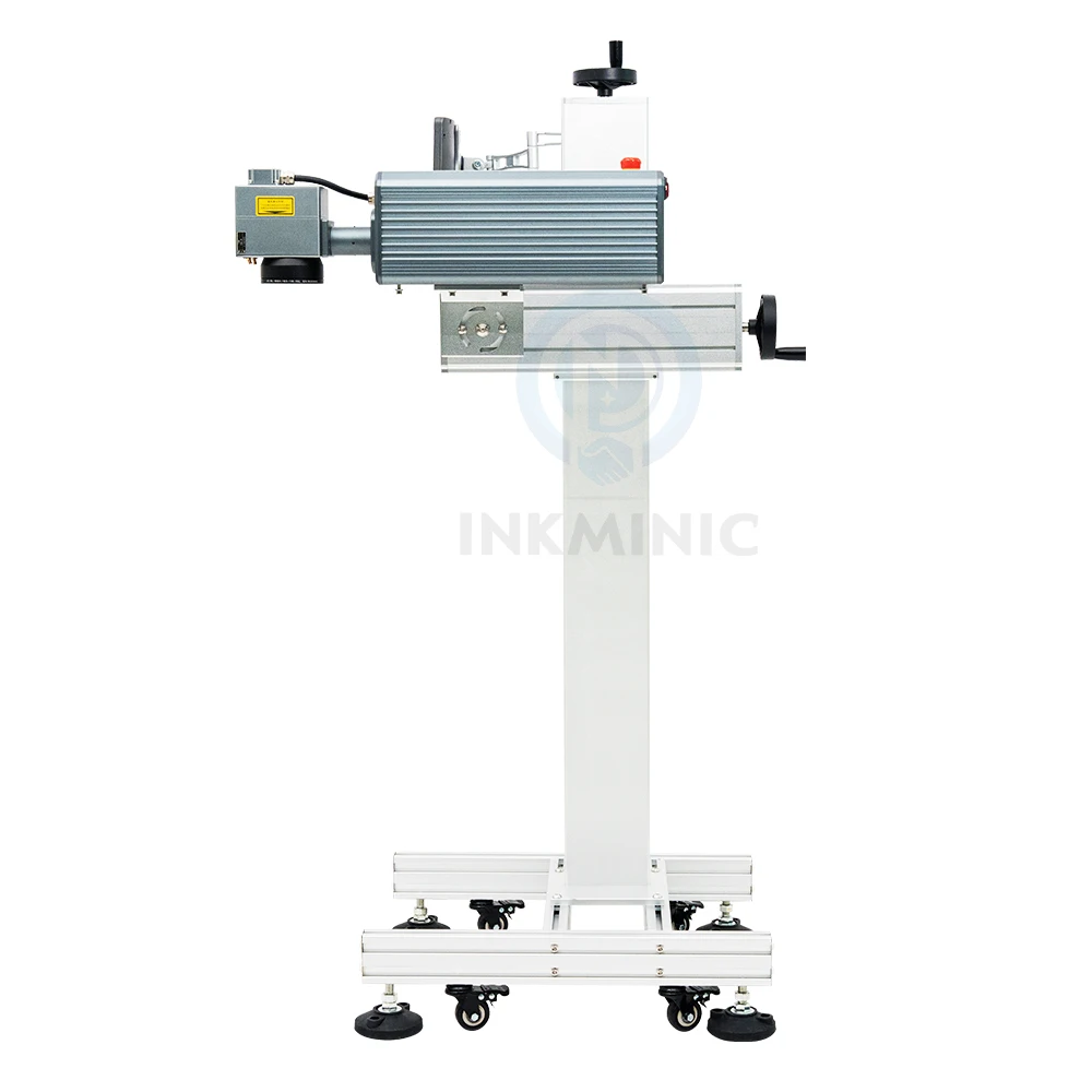 Flying Engraving Device Mark QR Code Text CO2 Coherent CRD BC 30W 40W 60W  Laser Marking Machine for Food Drink Production Line