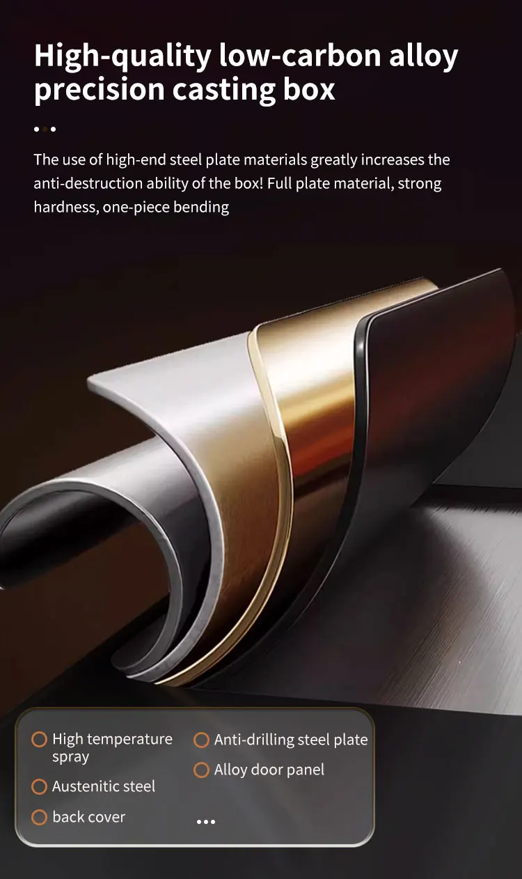 CEQSAFE Home Fingerprint Electronic Digital Lock Deposit Box Wholesale Safe Access with Face Recognition TUYA APP Safe Box supplier