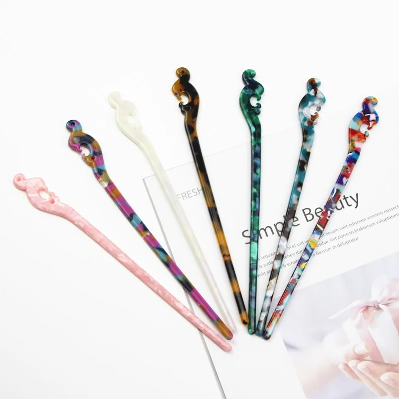 Женские заколки для волос из целлюлозы и