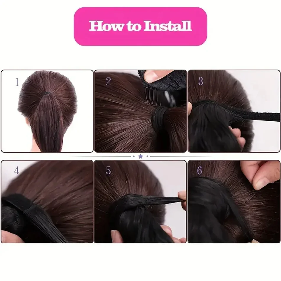 Water Wave Clip In Hair Extensions Natural Black Color Human Hair For Women Brazilian Hair 8-32 Inch Remy_voghion.com