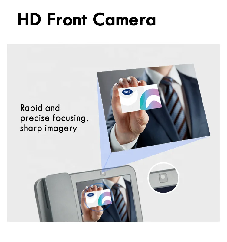 2024 OEM ODM  Large Screen 4G Volte Fixed Desktop WiFi Hotspot HD Video Wireless Phone Cordless Smart Android Telephone