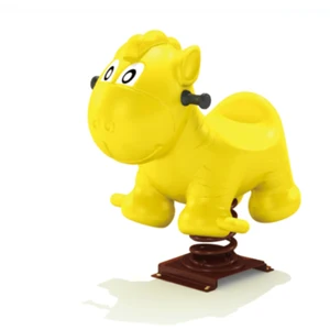 Colorful Carton Plastic Kid Spring Rider Rocking Horse