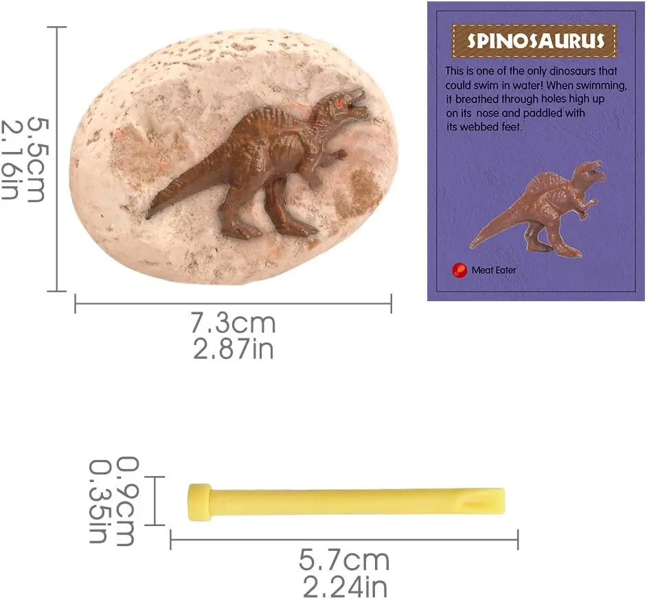 Boys Girls Kids Easter Eggs Archaeology And Paleontology Toy Dino Egg Excavation Kit Stem Toys