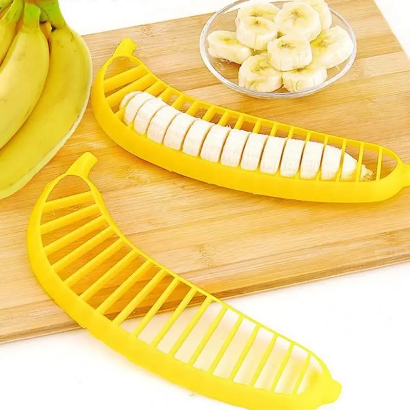 Banana Slicer Cutter Kitchen Tools Plastic Vegetable Fruit Slicers Cutter Banana Slicer Cutter Kitchen Tools Plastic Vegetable Fruit Slicers Cutter