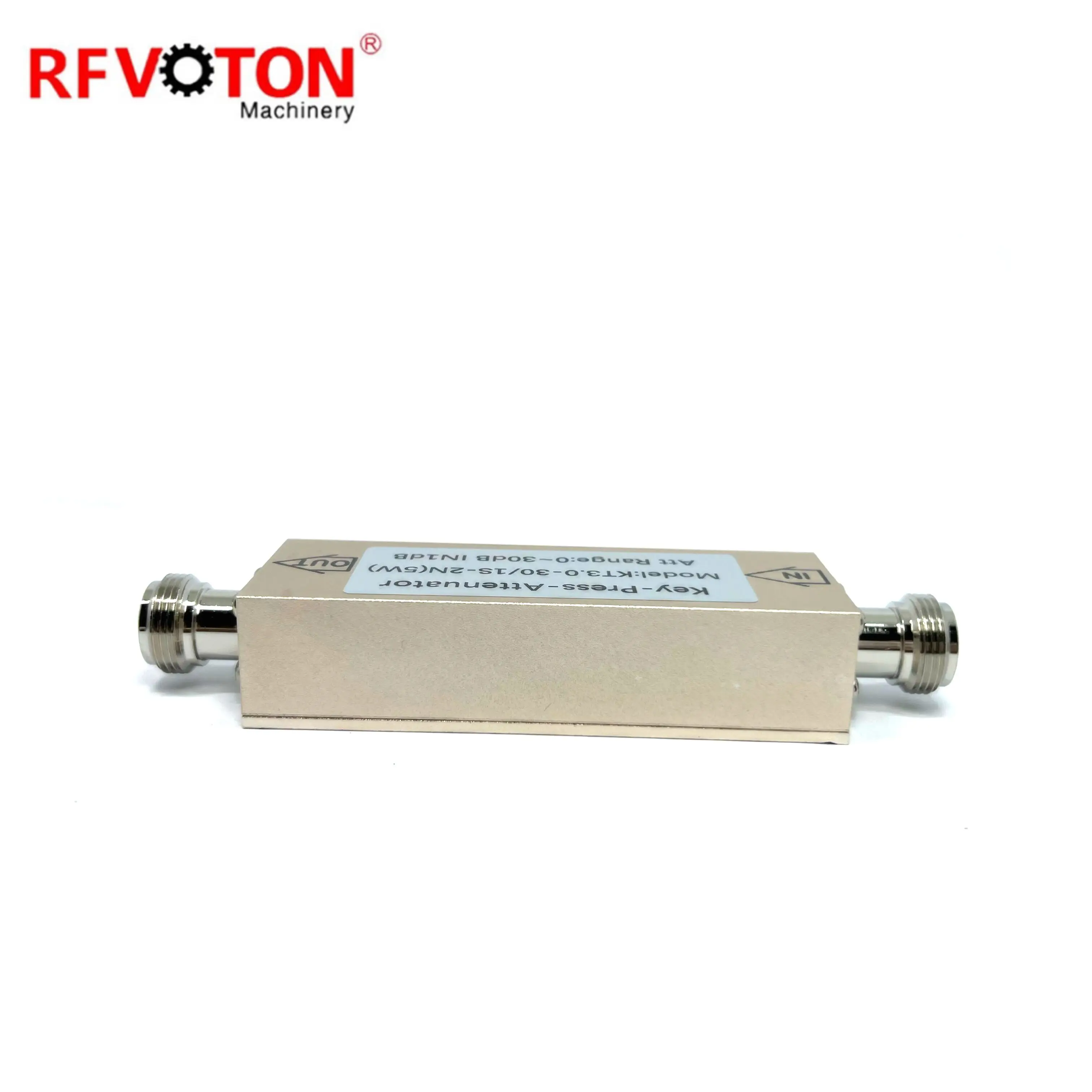 RF Coaxial variable attenuator N female connector 30db DC 0-3GHz factory