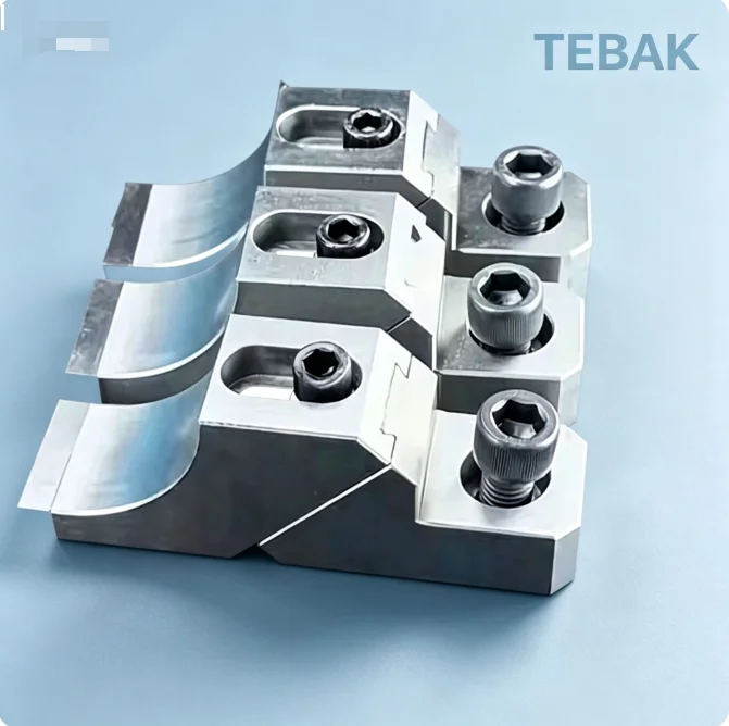 M6 M8 M12 M16 Flat End Frog Clamp TEBAK Metal Workholding Fixturing TOK Vise CNC Machining Side Clamping Bench Fixture