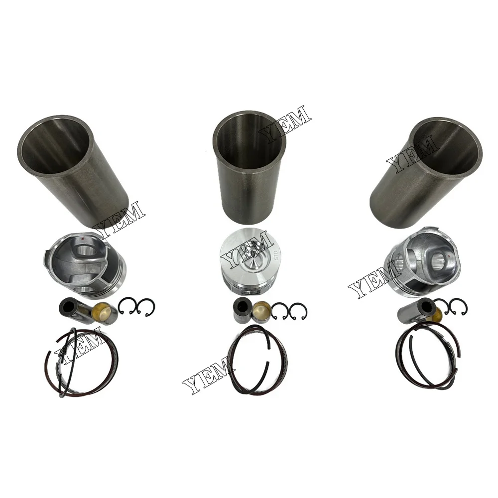 Cylinder Liner Kit Fit for Yanmar 3T75HLE Engine 6