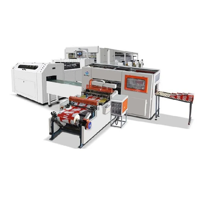 Упаковочная линия ум-2 универсал. Флаторезательная машина hqj-1100b. Packaging unit. Оборудование для металлической упаковки. 4 rolls.