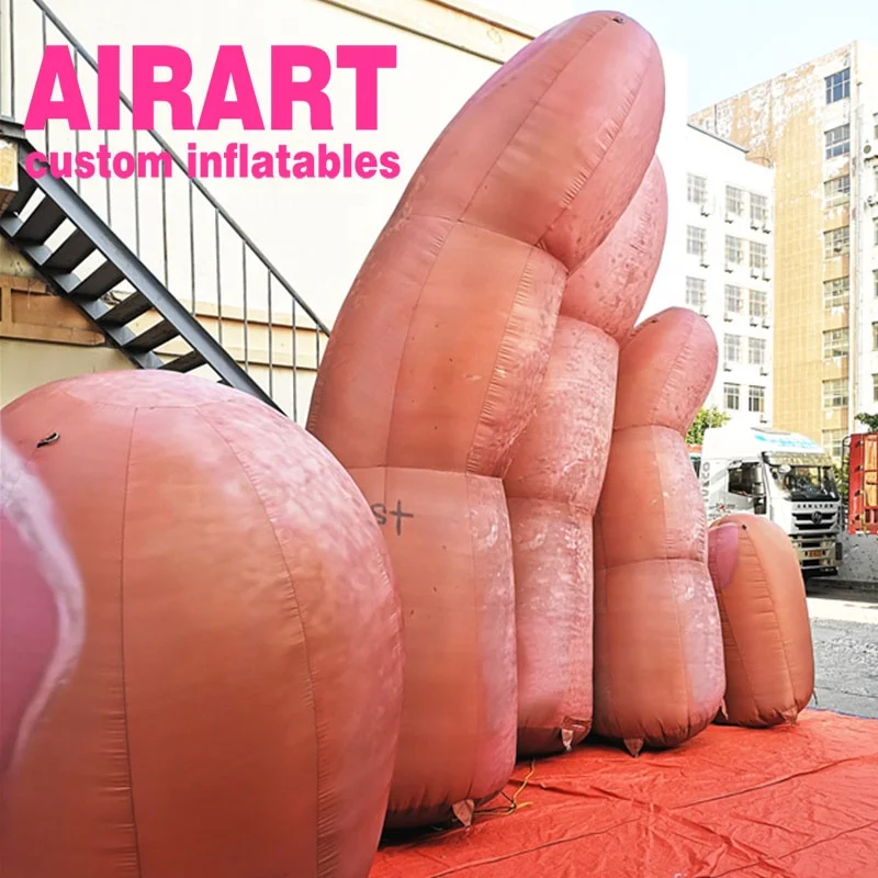 Main Gonflable - Realistic Inflatable Finger for Decoration