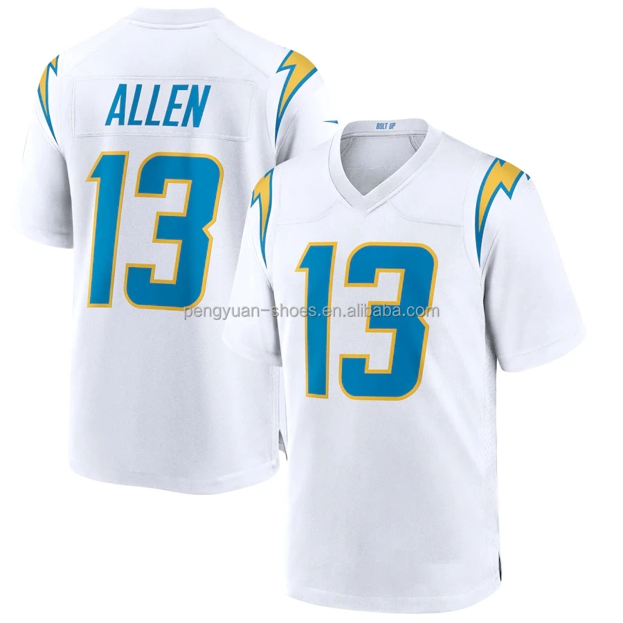 NFL_ Jersey 52 Khalil Mack 10 Justin Herbert Derwin James Jr  Los''Angeles''Chargers''Jerseys 97 Joey Bosa 13 Keenan Allen''nfl''Jersey 