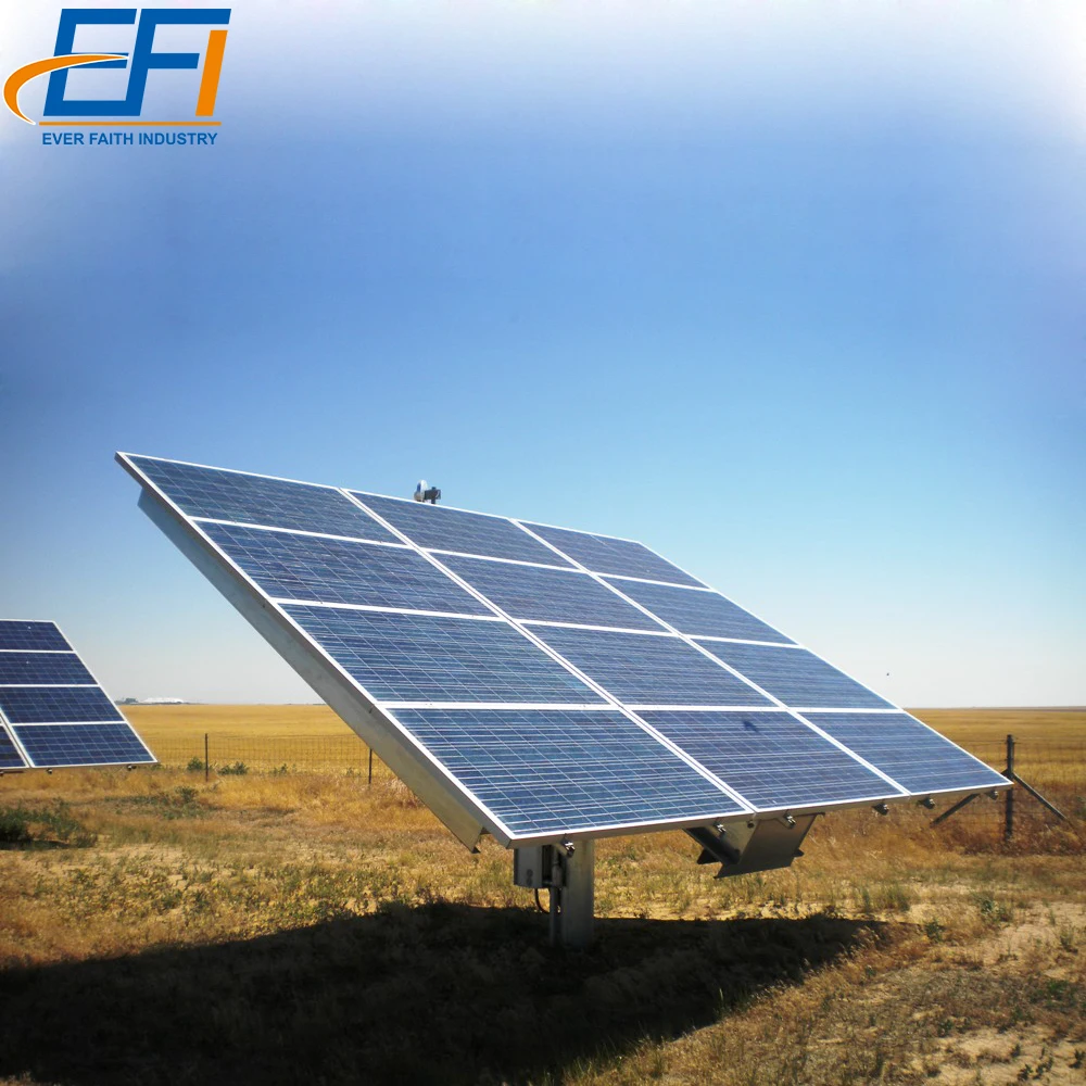 Dual Axis Solar tracker Mounting System Ground Mounted Solar Tracking Kit Ground Solar tracker 2 Axes