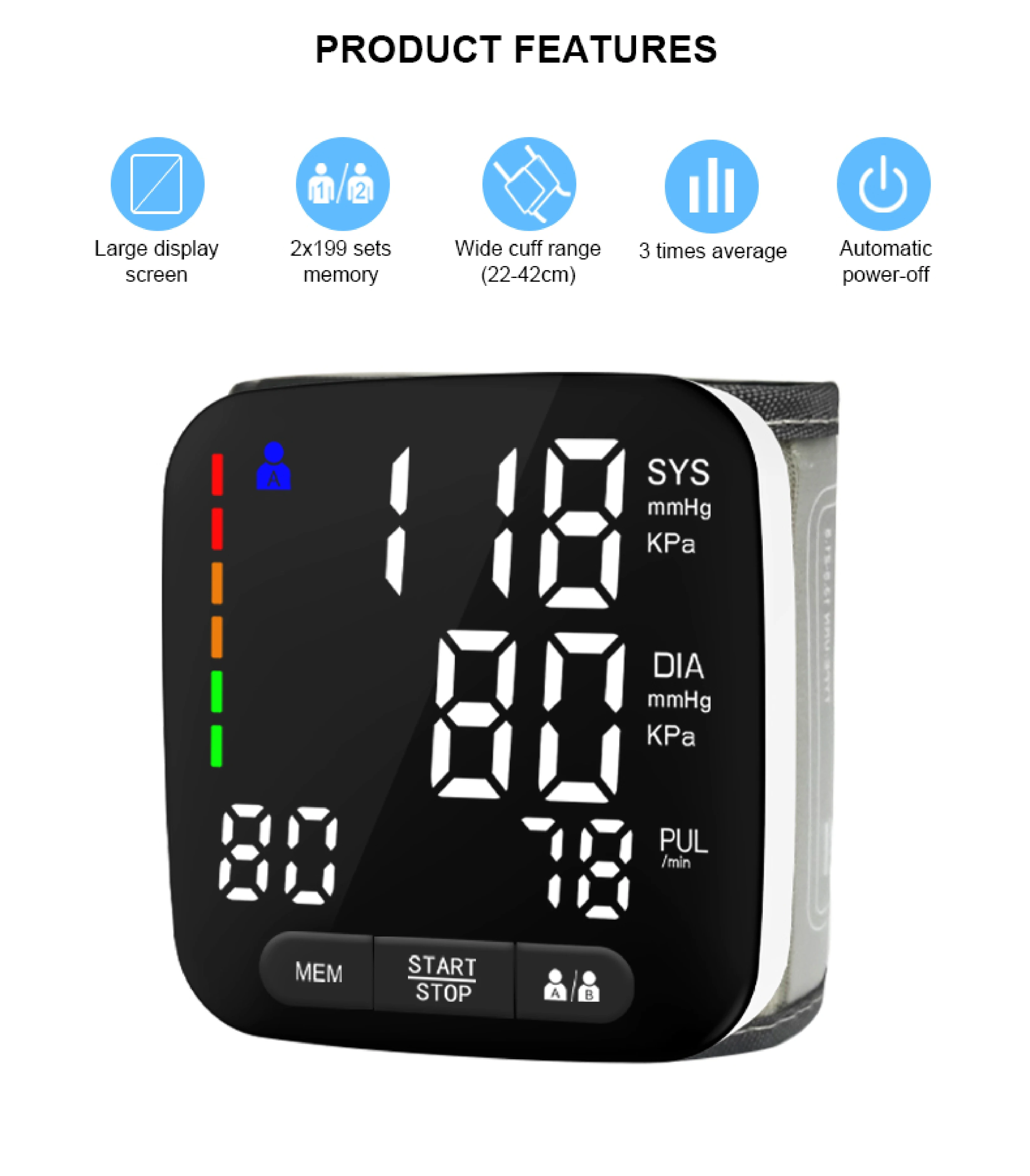 Alphamed Tensiometre Bluetooth Blood Pressure Monitor - China Alphamed Bood  Pressure Monitor, Bluetooth Blood Pressure Monitor