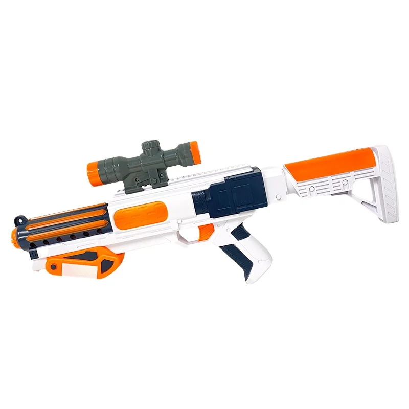 55CM Realistic Shell Ejecting Toy Gun Soft Graffiti Assemble Air Soft Bullet Police Set Shell Ejecting Most Popular Toy Gun