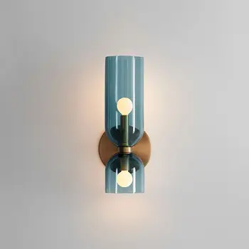 Milk Ribbed Smoked Sconce Lamp Ball Sconces Lights Fluted Frosted Reeded Glass Wall Light